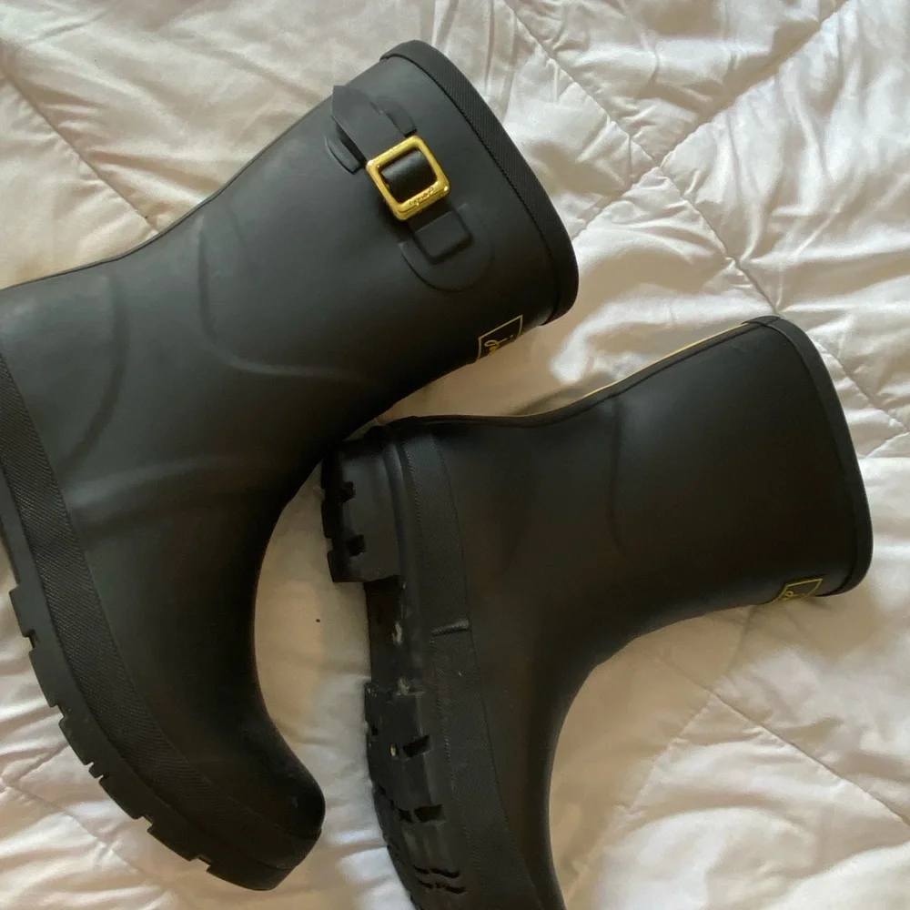 Joules Plaid Lined Boots - Picture 2 of 3